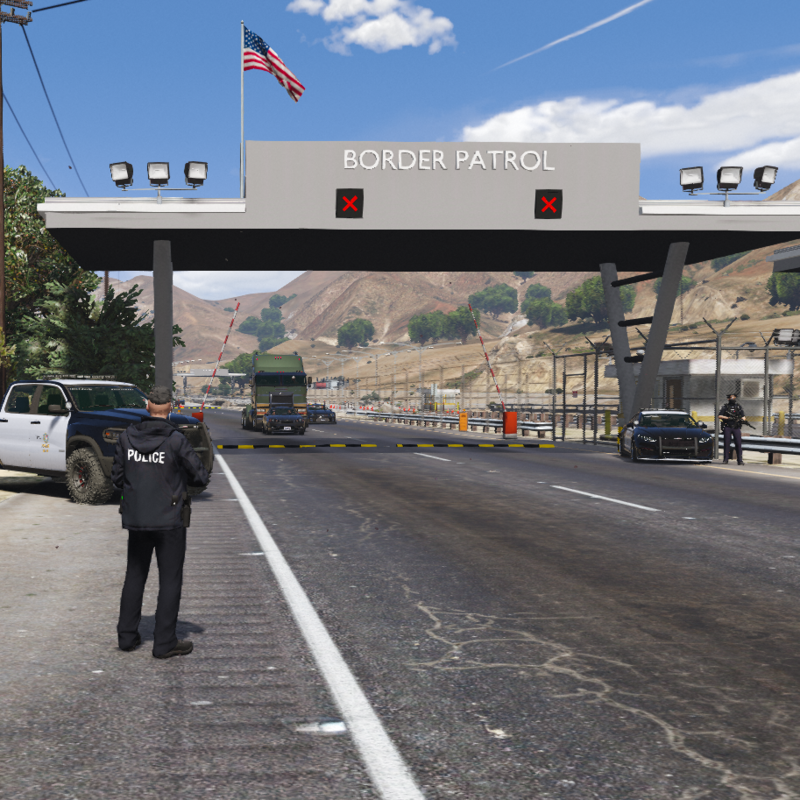 LSPD Hält die Grenze Sauber